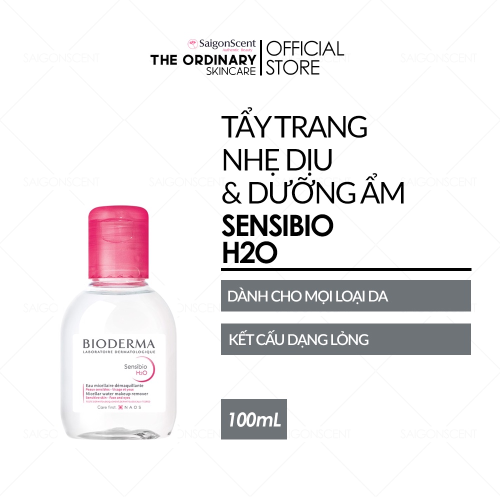 Nước tẩy trang Bioderma Sensibio H2O ( 100mL )