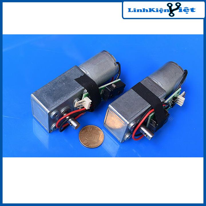 Động cơ giảm tốc JGY370 12VDC tốc độ 15 Vòng/Phút