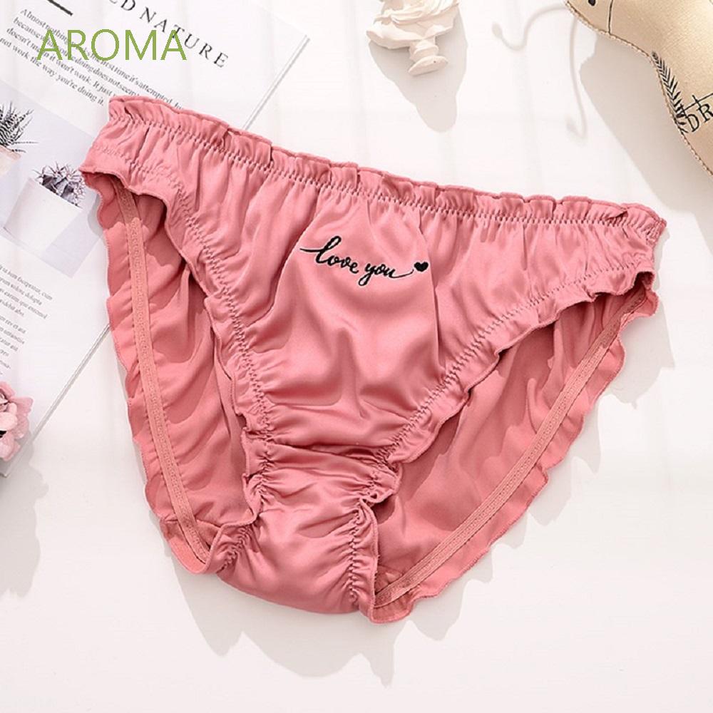 Quần Lót Lụa Thêu Hoa Gợi Cảm Cho Nữ
