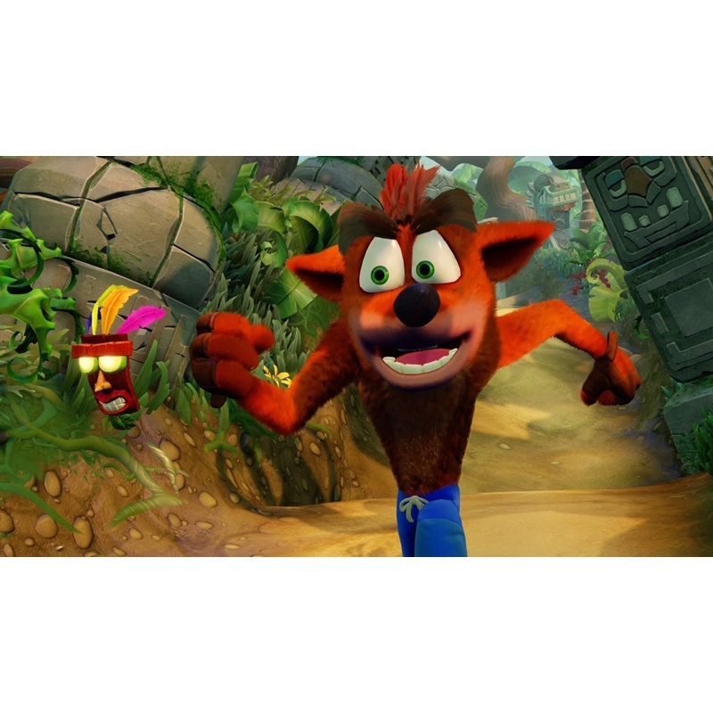 Đĩa Game PS4 : Crash Bandicoot N. Sane Trilogy Likenew