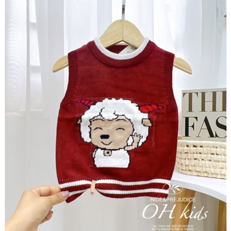 {7-15kg} Áo gile len bé trai loại đẹp (nhiều mẫu)