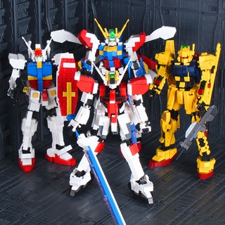 ♝Tương thích với các khối Lego, mô hình Gundam Mecha, hạt nhỏ, đồ chơi giáo dục robot Transformers do cậu bé lắp r
