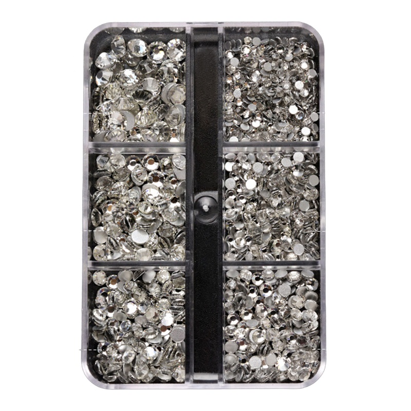 Đá Pha Lê Trang Trí Móng Tay Sau Lưng Nhiều Kích Cỡ Diy