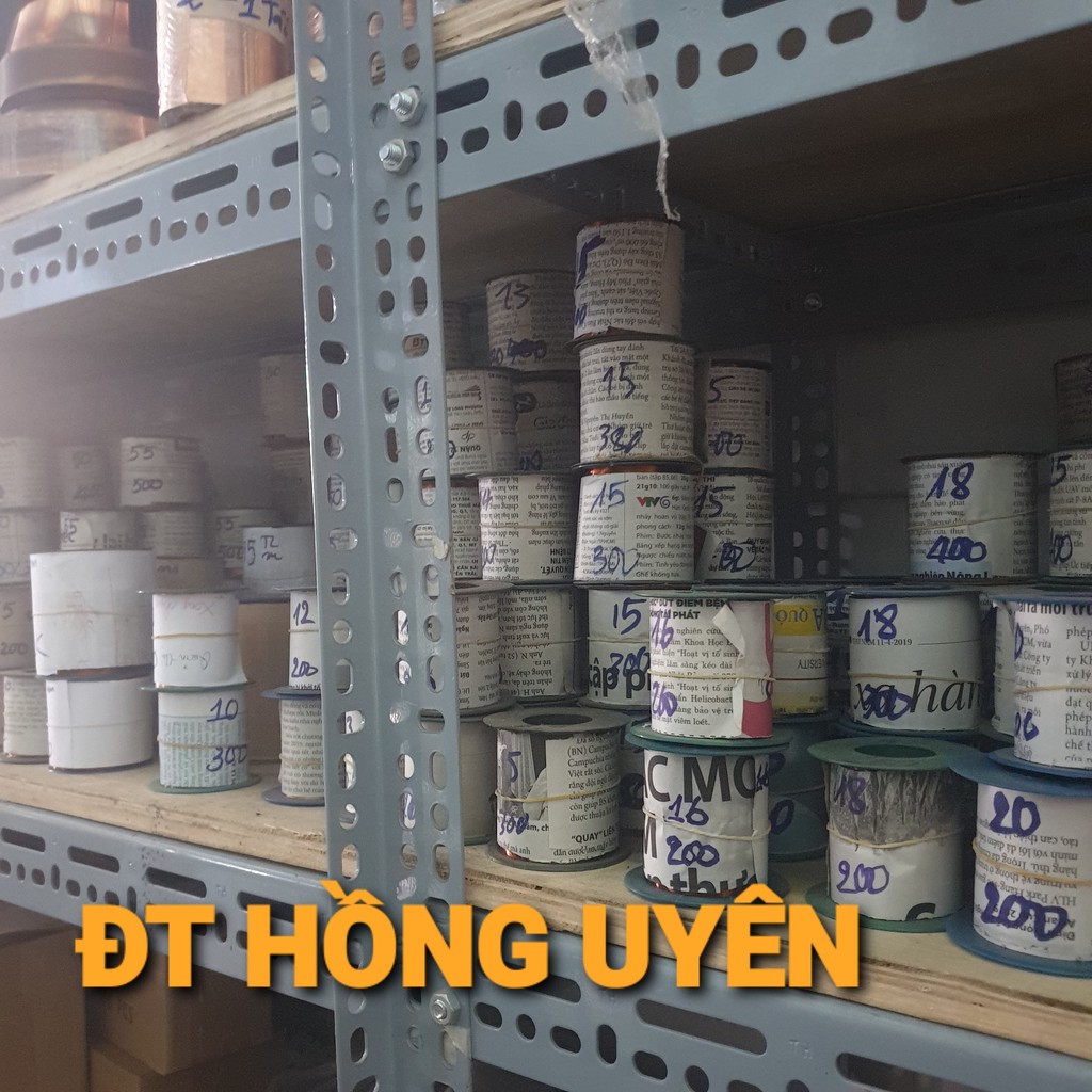 (2.5mm-500g) DÂY ĐỒNG QUẤN BIẾN ÁP CƠ 1 VẾ. DÂY ĐỒNG QUẤN DÂY SƠ CẤP BIẾN ÁP 30-35D718. Dây đồng 2li5 bọc emay cách điện