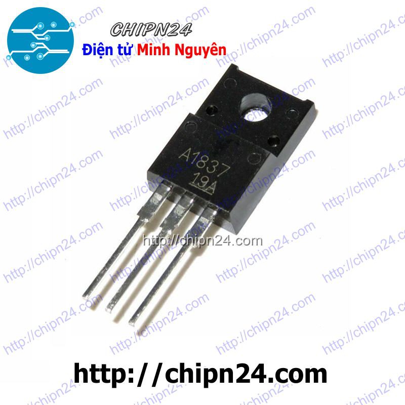 [2 CON] Transistor A1837 TO-220F PNP 1A 230V (2SA1837 1837)