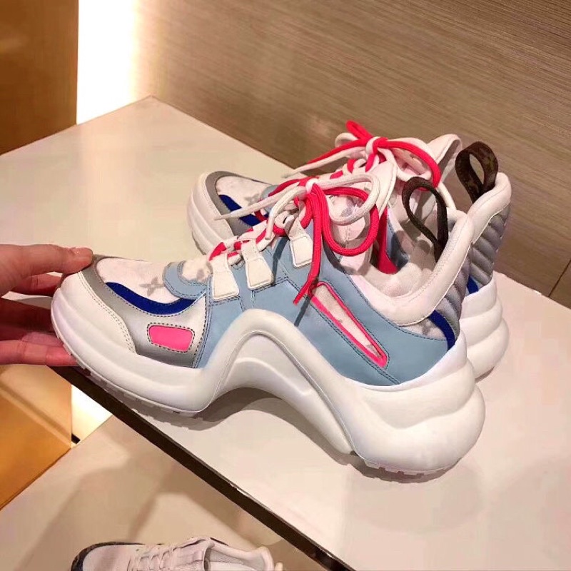 Giầy thể thao sneaker nữ đế cong