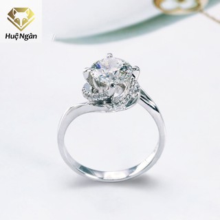 Nhẫn bạc 925 - 6 chấu Viền đá 6 li RR1682