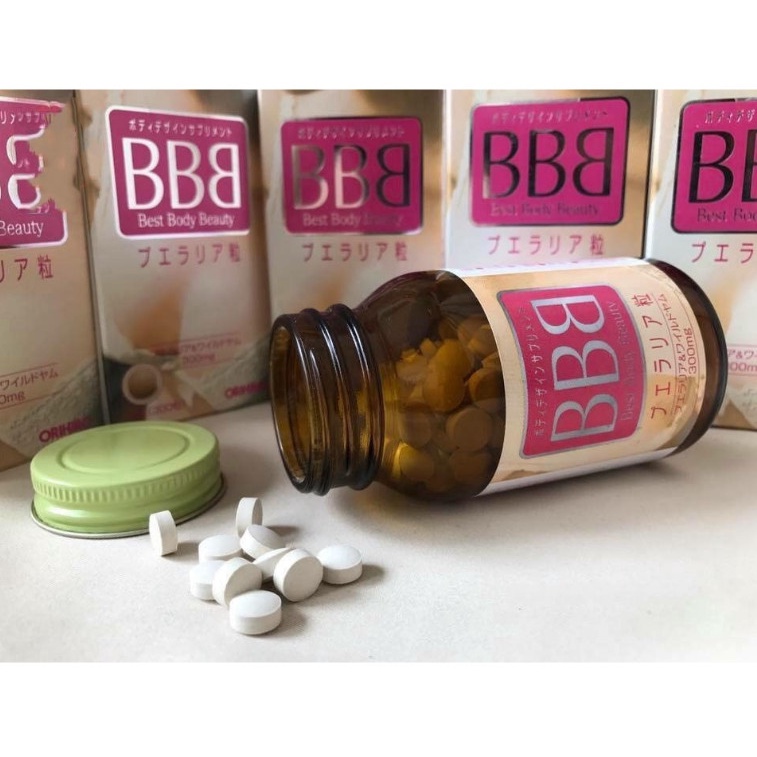 Viên uống tăng vòng 1 Orihiro BBB Best nở ngực tăng vòng 1 hiệu quả nâng ngực săn chắc ngực chống chảy xệ hồng nhũ hoa, | BigBuy360 - bigbuy360.vn