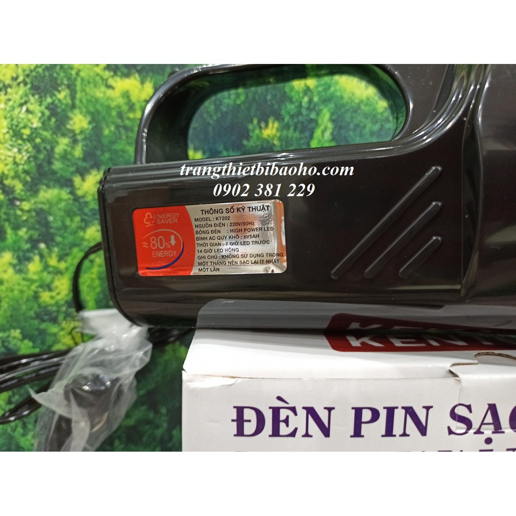 Đèn pin sạc xách tay Kentom KT 202