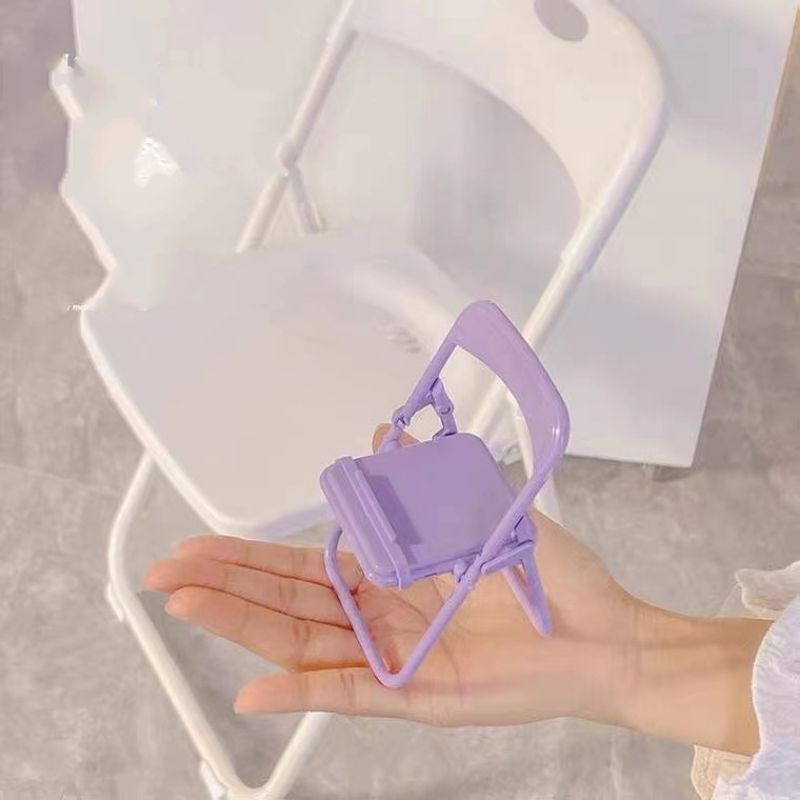 Giá đỡ điện thoại / máy tính bảng đa năng hình ghế ngồi màu kẹo sáng tạo dễ thương (K316)