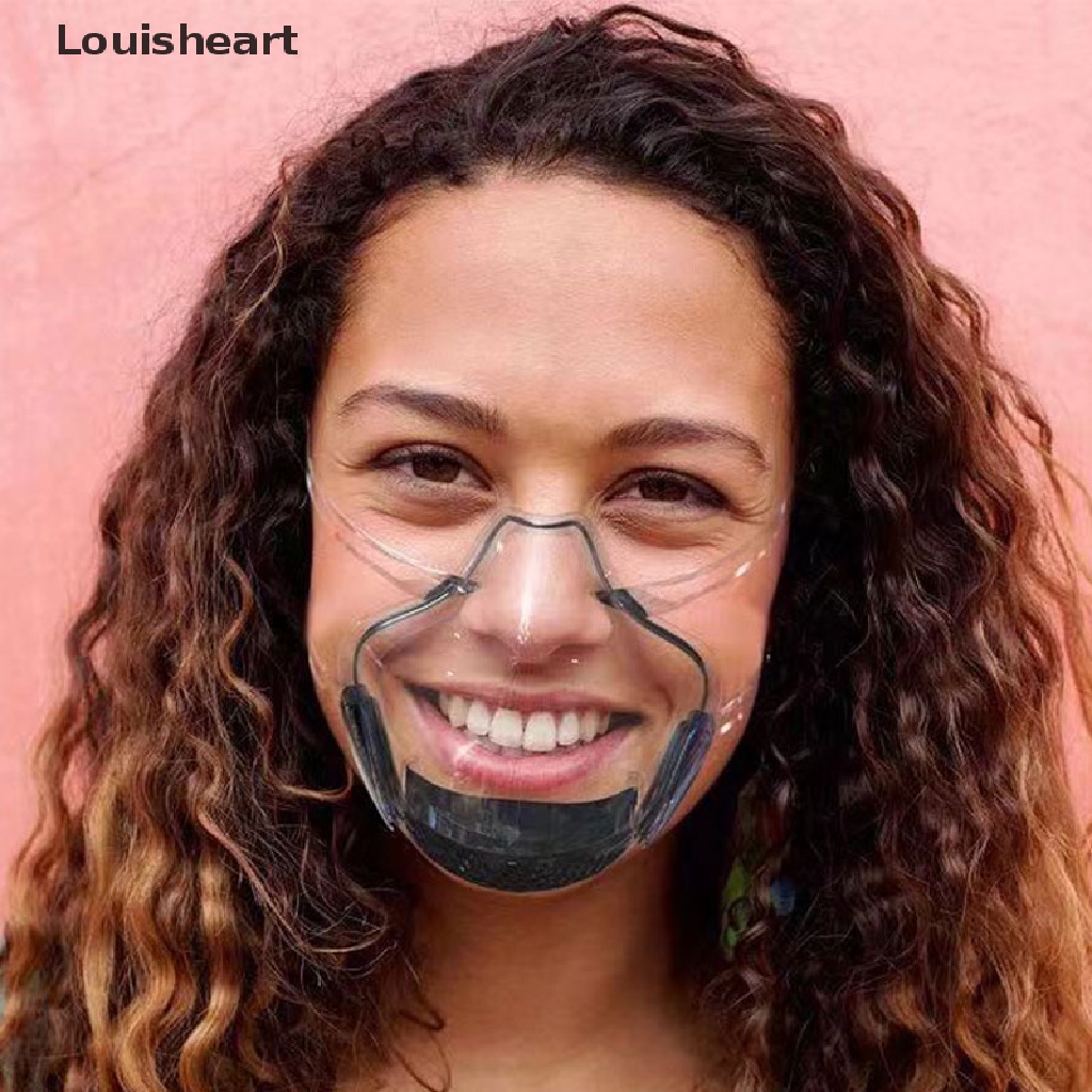 Mặt Nạ Louisheart Trong Suốt Kèm Màng Lọc Không Sương Mù Có Thể Tái Sử Dụng