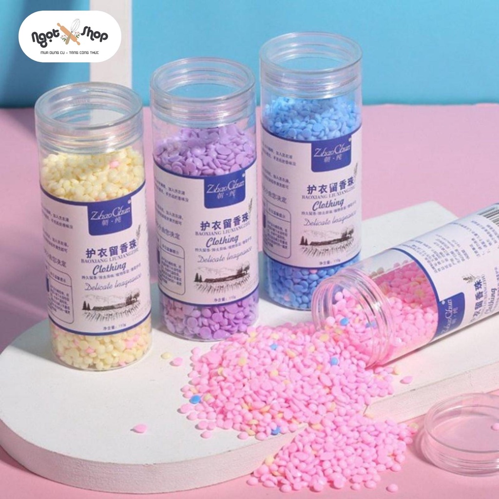 Viên xả thơm quần áo hàng nội địa, hạt xả lưu hương 110g