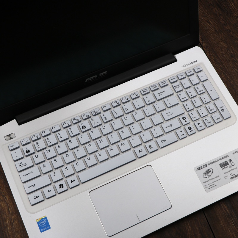 Miếng lót bảo vệ bàn phím silicon mềm siêu mỏng cho Asus A550L X542Ua F542Uf 15.6 Inch