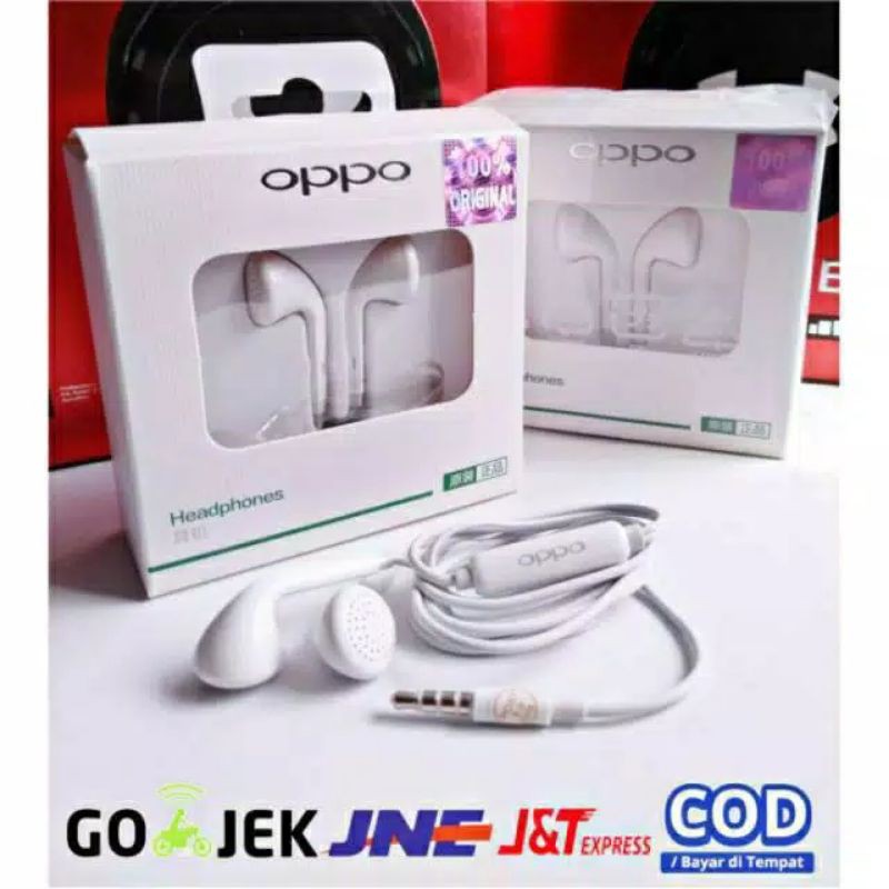 Tai Nghe Nhét Tai 100% Mega Bass / Headset Cho Oppo F1S F1 Plus F3 Plus F5 F7 F9 A37 A71 A83