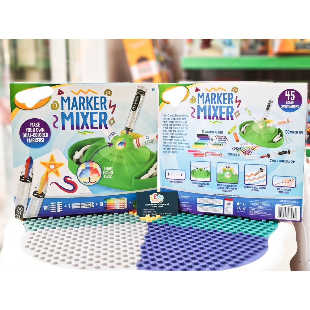 Màu Crayola Maker Mixer – Bộ mix màu sang tạo cho bé