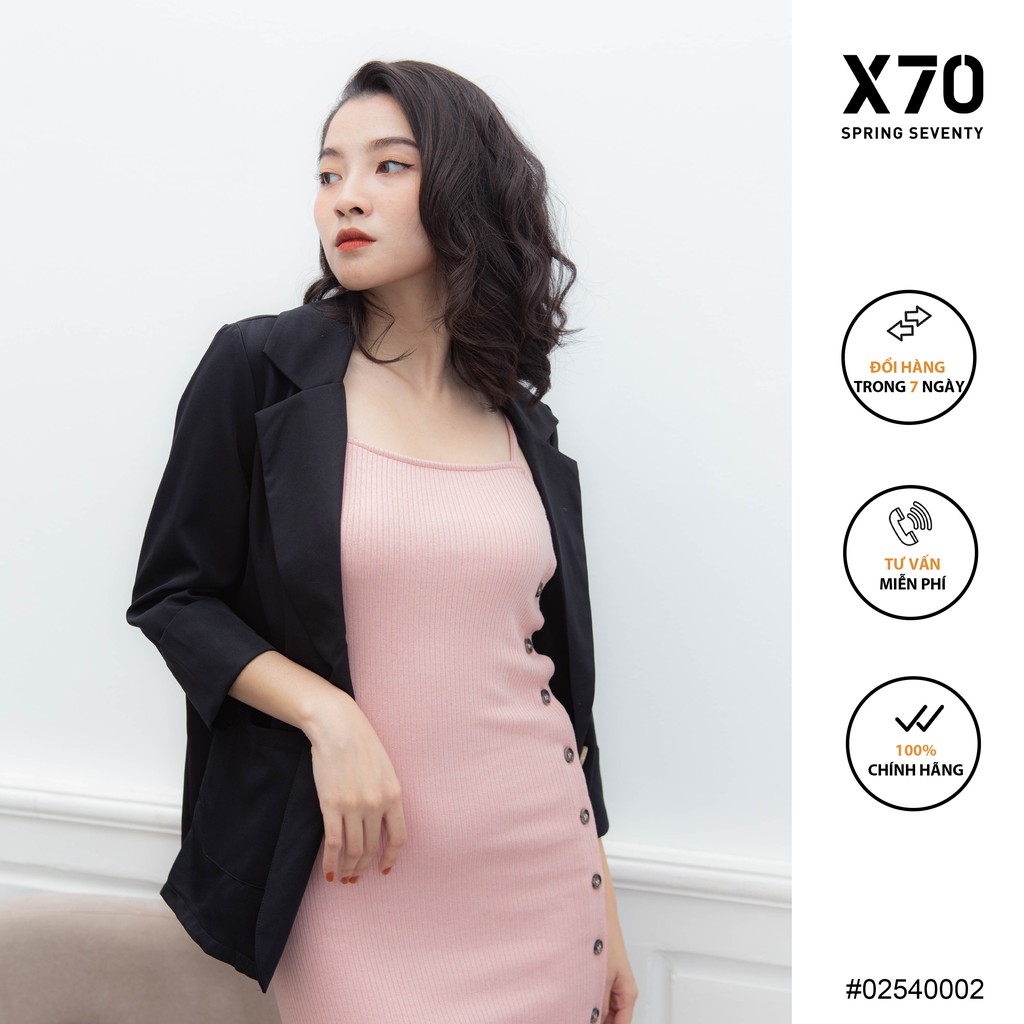 Áo Khoác Nữ Blazer Trơn Hàn Quốc Thời Trang X70 - 02540002 | BigBuy360 - bigbuy360.vn