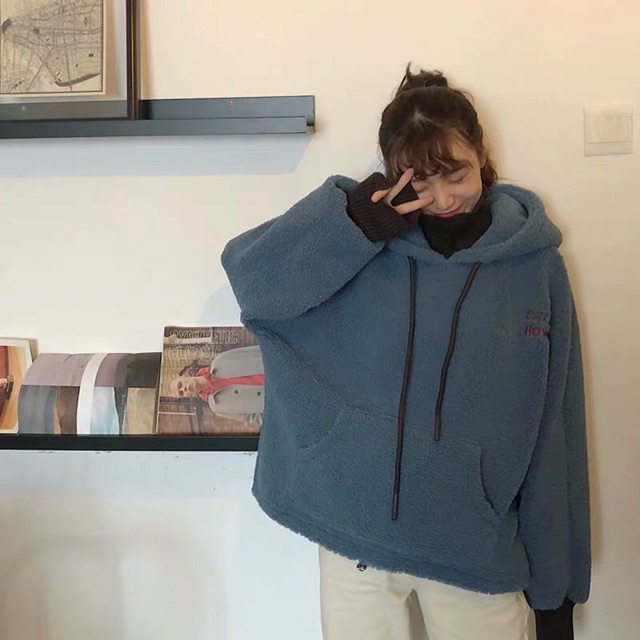 Áo hoodie lông cừu | BigBuy360 - bigbuy360.vn
