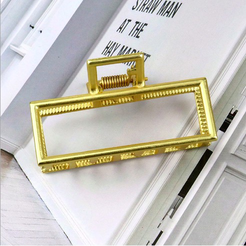 Kẹp tóc thời trang cỡ lớn phong cách hàn quốc xi mạ cứng cáp #2
