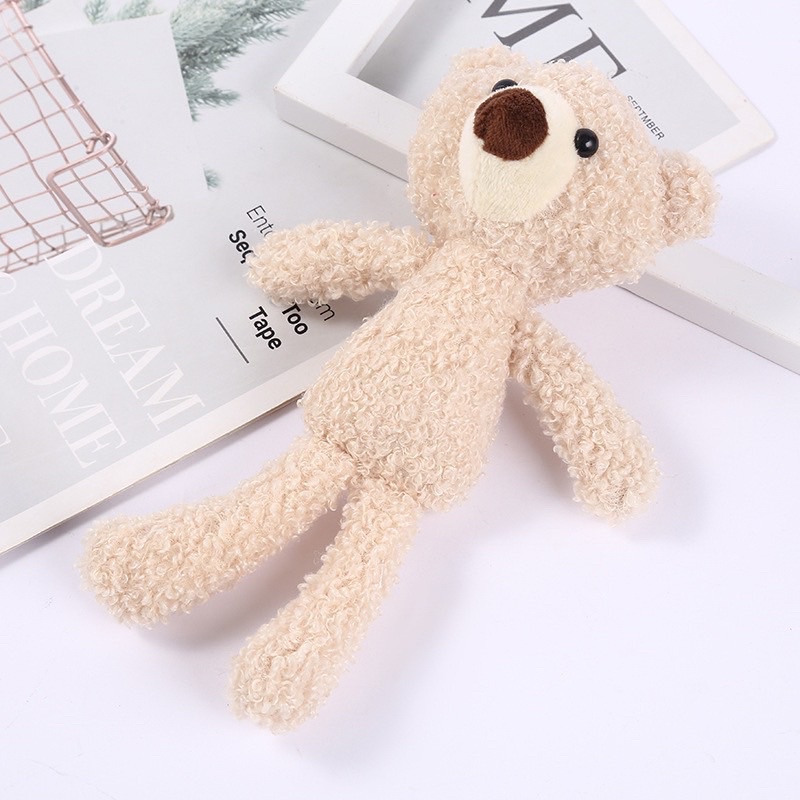 Móc khóa gấu bông treo balo siêu dễ thương , treo túi xách, treo móc khoá