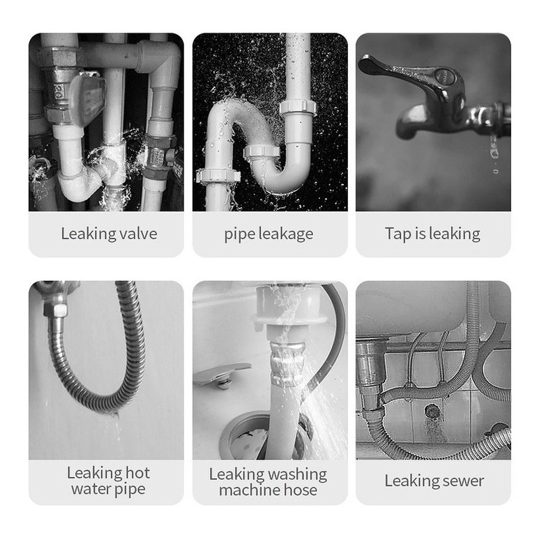 Băng Keo Dán Sửa Chữa Ống Nước Chống Rò Rỉ Siêu Mạnh 100Cm