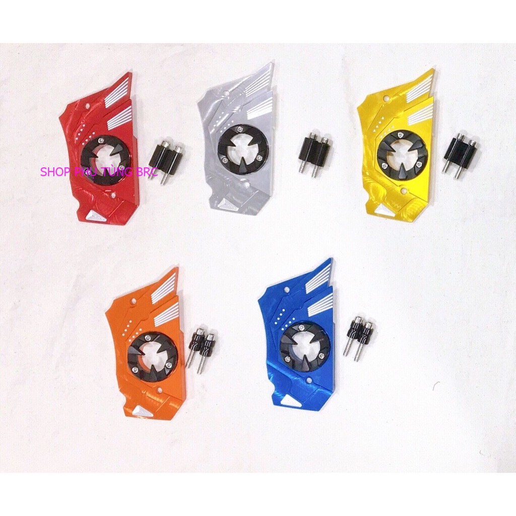 Ốp đuôi cá nhôm màu CNC xe WINNER, WINNER X