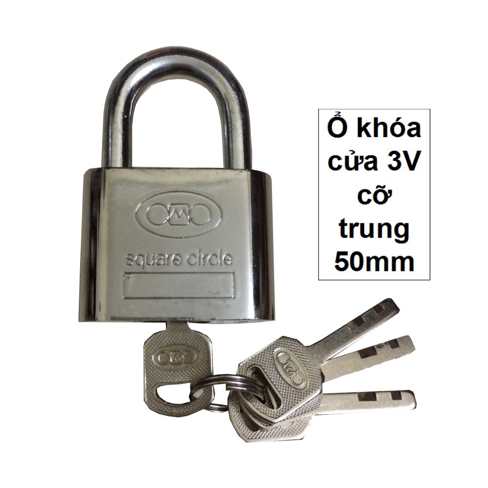 Ổ khóa cửa cỡ trung 50 MM ( 3V)