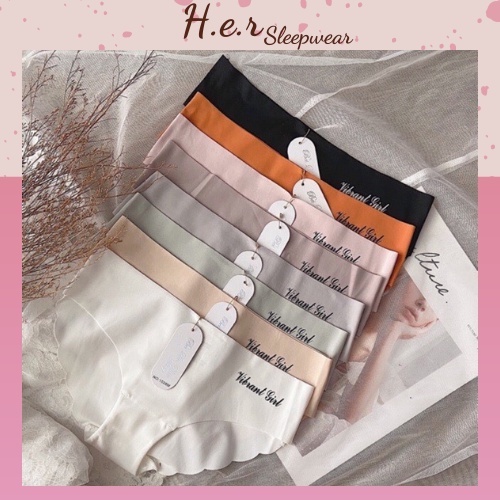 Set 5 Quần Lót Su Nữ Không Đường May Không Hằn Viền Lượn Sóng Xuất Nhật Loại 1 - Her Sleepwear
