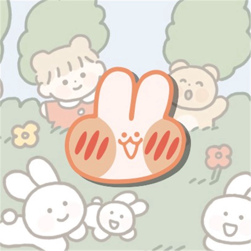 Ghim cài trang trí túi và trang phục bằng acrylic họa tiết hoạt hình đáng yêu