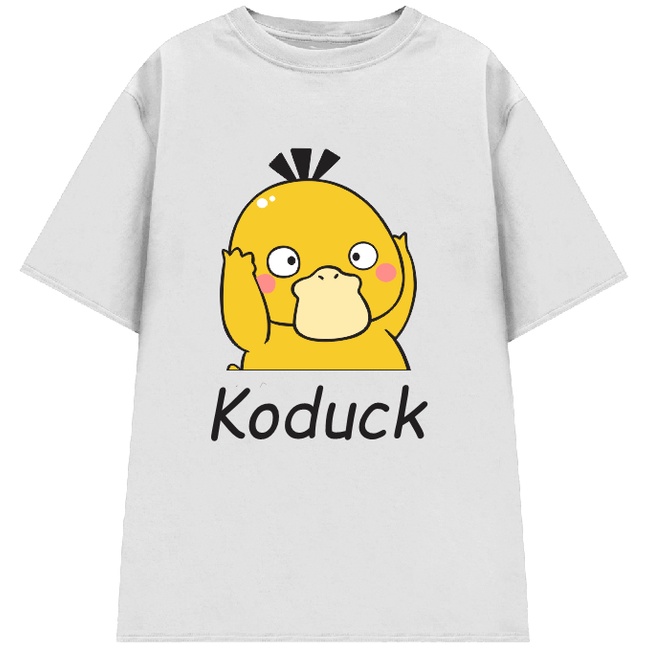 Áo Thun Vịt KODUCK Áo Phông Vịt PSYDUCK, Áo Phông Nam Nữ 38-65kg