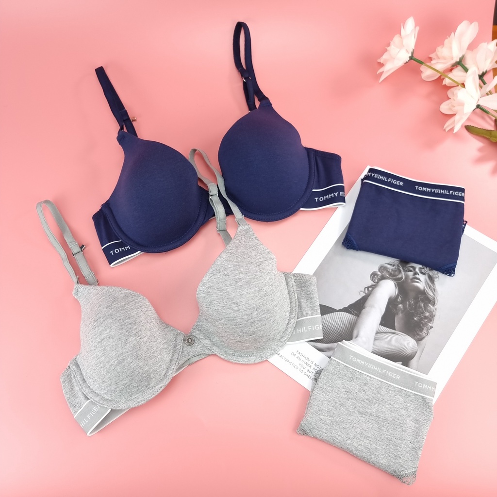 Bộ đồ lót nữ  EMBRA TOMMY cotton cao cấp EBB47