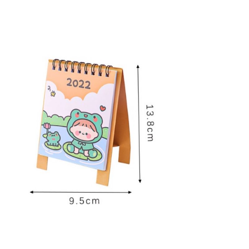 lịch 2022 để bàn siêu cute