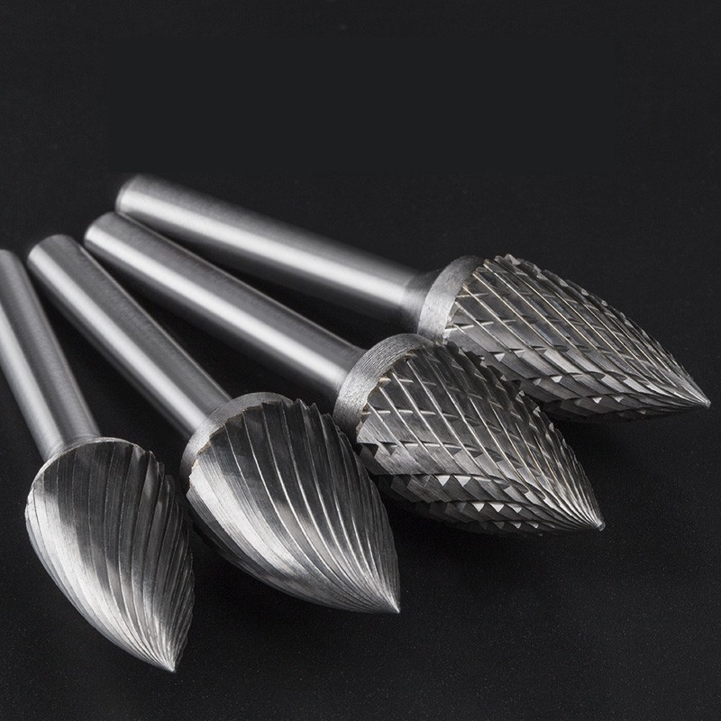 Mũi mài hợp kim vonfram chân 6mm G kiểu Tungsten Carbide Burrs Mata Porting Tool