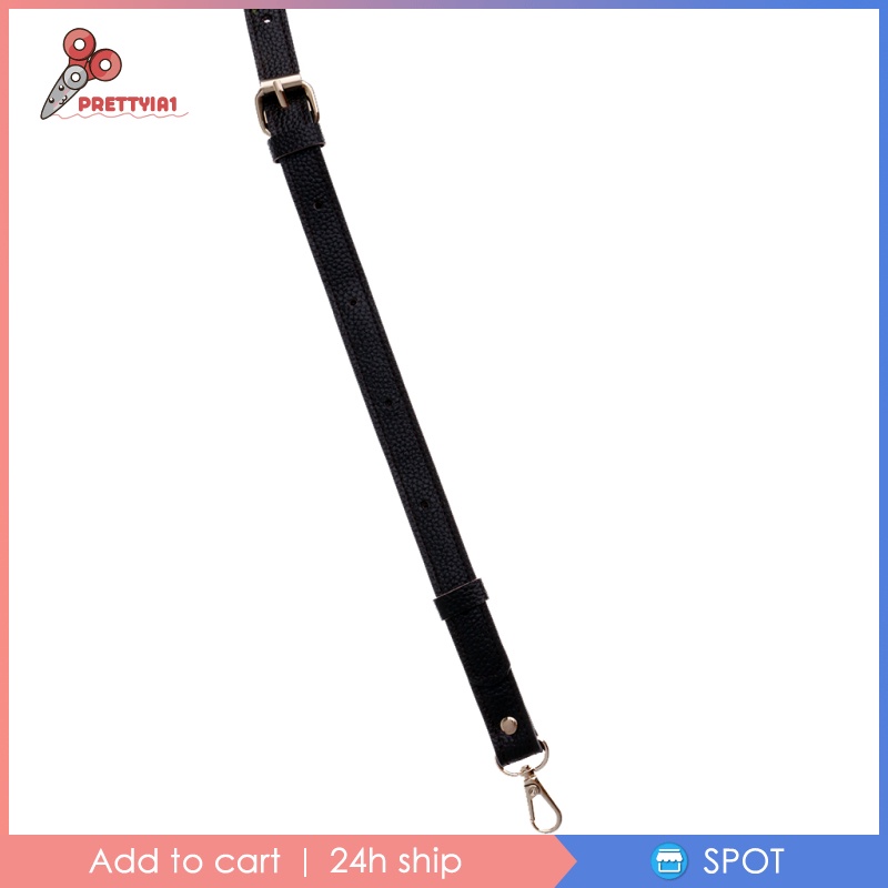 Dây Đeo Túi Xách Bằng Da Thật Bản Rộng 2cm Màu Đen Điều Chỉnh Được 1 Cm
