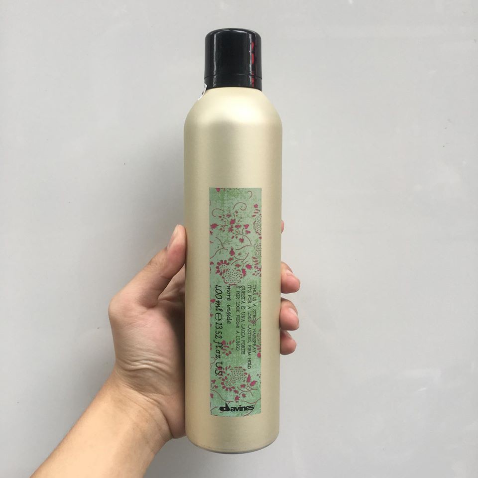 [HÀ NỘI] [DAVINES CHÍNH HÃNG] GÔM XỊT CỨNG DAVINES STRONG HAIRSPRAY 400ML