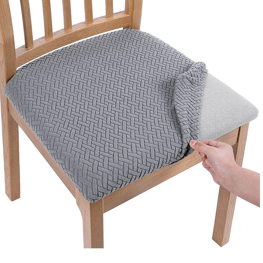 Vỏ Bọc Ghế Ngồi Bàn Ăn Chất Liệu Co Giãn Chống Bụi Bẩn Tiện Dụng Trang Trí Nhà Cửa
