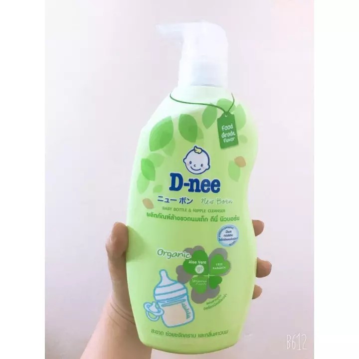Nước Rửa Bình Sữa Organic Dnee chuẩn Thái Lan - 620ml