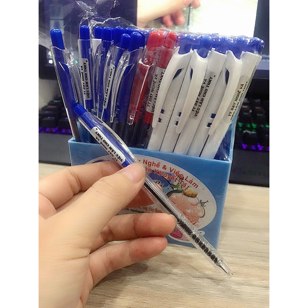 BÚT BI MỰC XANH MS B33 ĐẦU BI