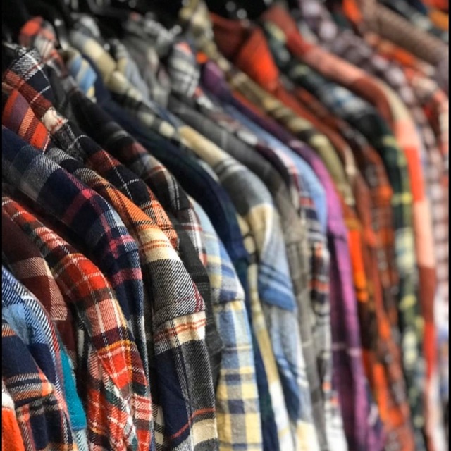 Chuyên Sỉ áo Sơmi Flannel hàng Seconhand..!
