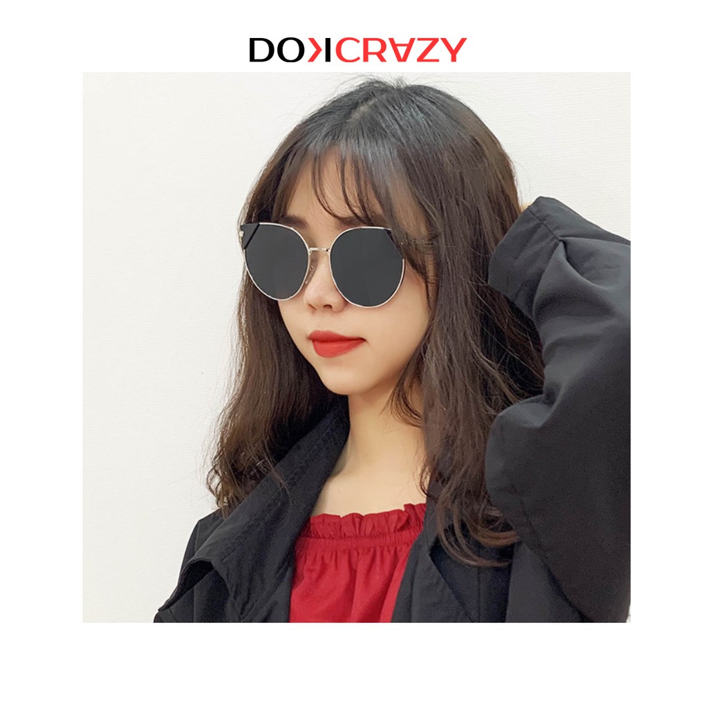 Kính mát nữ mắt mèo cao cấp CAMEDY DOKCRAZY mắt râm phân cực thời trang phong cách Hàn Quốc nữ tính trẻ trung hiện đại | BigBuy360 - bigbuy360.vn