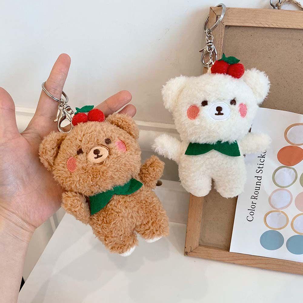 LANFY Móc Khóa Gấu Bông Teddy Dễ Thương