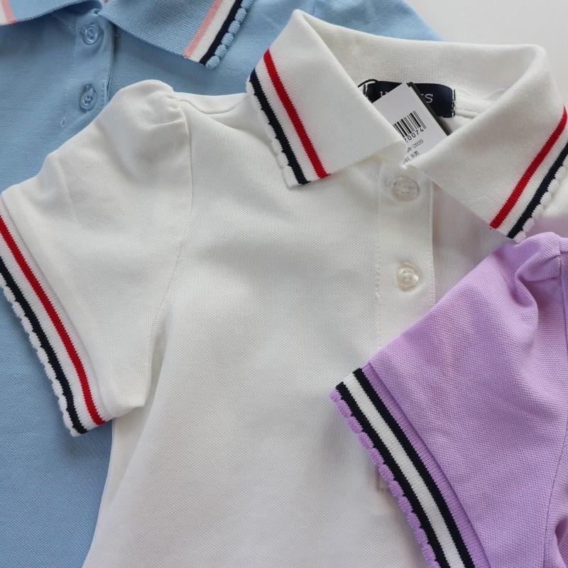 Áo thun polo bé gái HZ 4-9 tuổi Áo phông bé gái cao cấp 0622