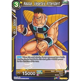 Thẻ bài Dragonball - TCG - Nappa, Vegeta's Attendant / BT3-102'