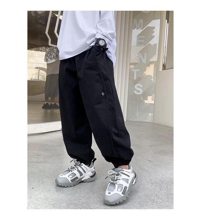 Quần dài vải mỏng thời trang phương Tây phong cách cá tính cho bé trai