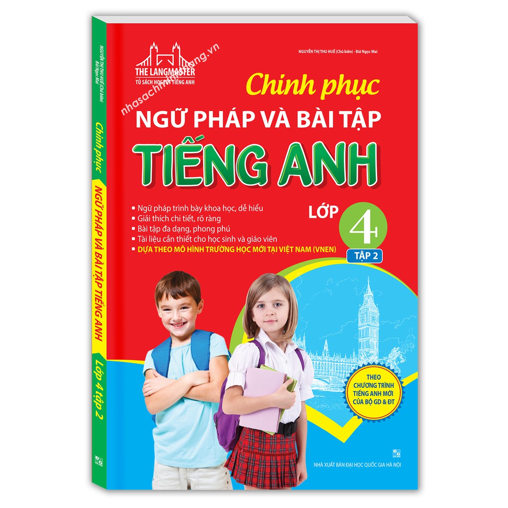 Sách - Chinh phục ngữ pháp và bài tập tiếng Anh lớp 4 tập 2