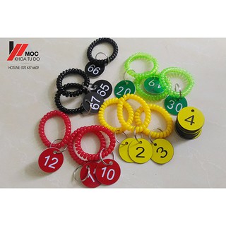 Móc khóa tủ locker ( màu vàng )