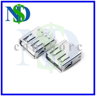 USB Cái có vỏ Type-A Female 4 Pin