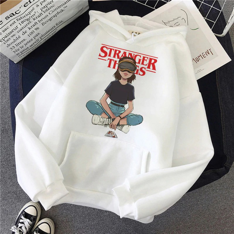 Áo Hoodie In Hình Phim Stranger Things 3 Eleven Vui Nhộn Phong Cách Harajuku Cho Nam