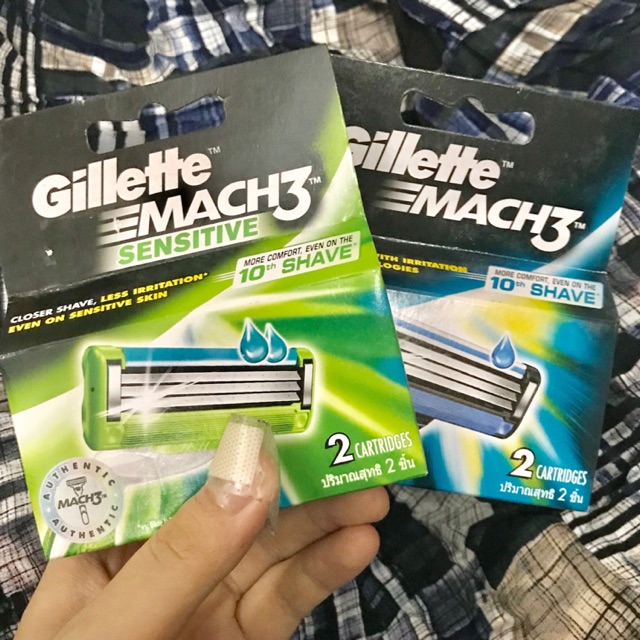 Lưỡi Cạo Gillette Mach 3 - Vỉ 2 Lưỡi