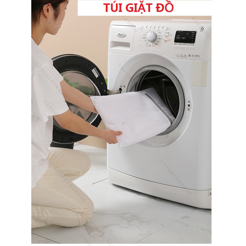 TÚI LƯỚI GIẶT ĐỒ ĐỰNG QUẦN ÁO, ĐỒ LÓT DÙNG CHO MÁY GIẶT -GIÚP CHỐNG NHĂN QUÀN ÁO