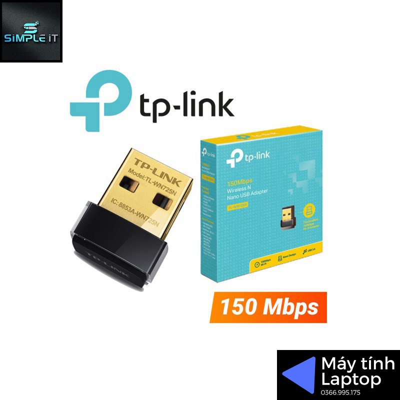 Usb Thu WiFi Tplink 725N nano 150Mbps (Chính hãng) [HT]